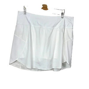 Athleta Run With It 16”‎ Skort in White Plus Size 2X